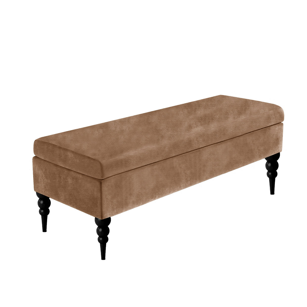 Sierra Plain Naples Upholstered Bench with Legs
