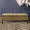 Safar Striped Naples Storage Bench with Legs