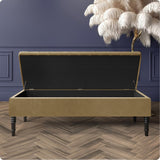 Safar Striped Naples Storage Bench with Legs