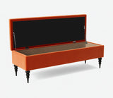 Safar Chesterfield Shoe Storage Bench with Legs