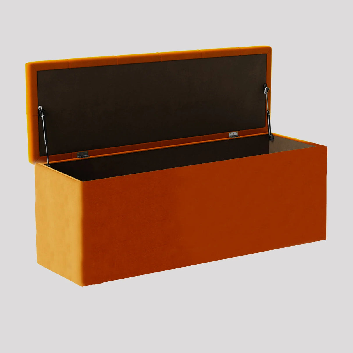 Luna Chesterfield Velvet Storage Ottoman