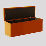 Luna Chesterfield Velvet Storage Ottoman