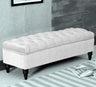 Alper Chesterfield Upholstered Ottoman Bench