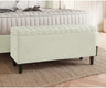 Safari Lined Upholstered Ottoman with Legs