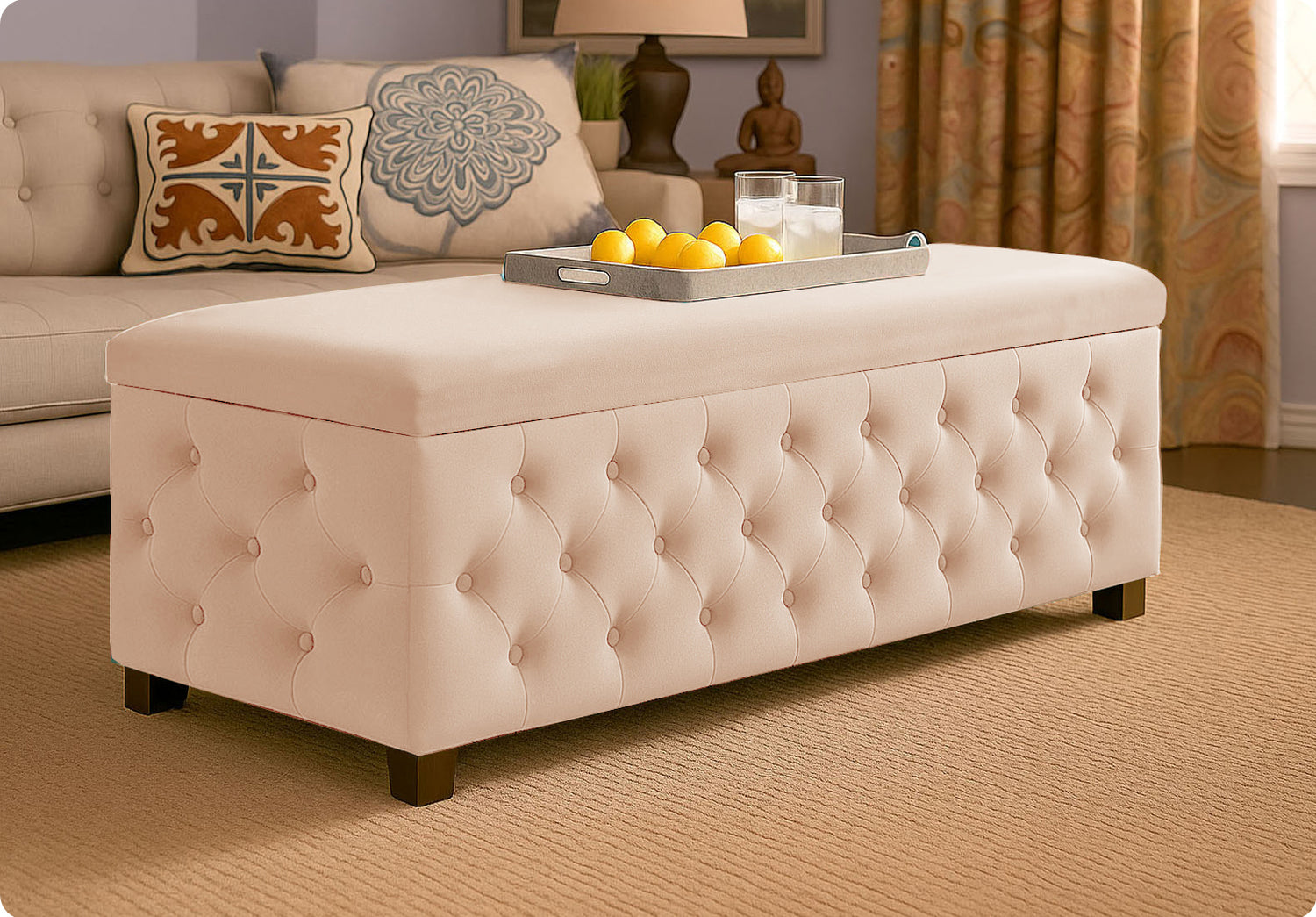 Empire Chesterfield Upholstered Coffee Table