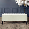 Paris Deep Storage Ottoman Bench in Naples