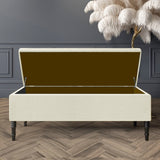 Paris Deep Storage Ottoman Bench in Naples