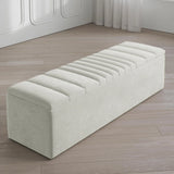 Windsor Naples Striped Ottoman Storage Box