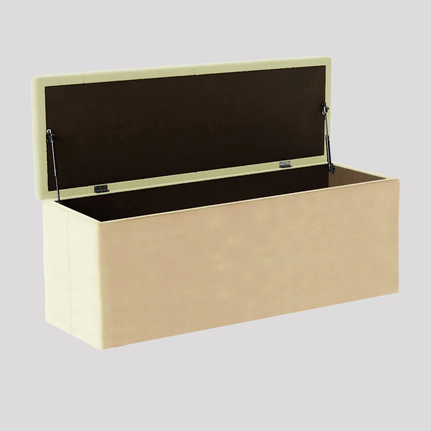 Luna Chesterfield Velvet Storage Ottoman