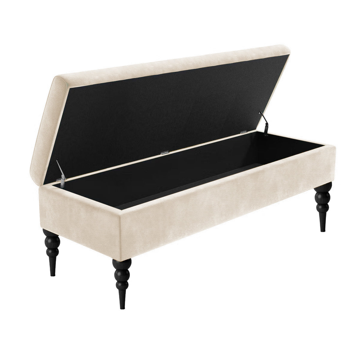 Sierra Plain Naples Upholstered Bench with Legs