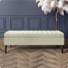 Safar Striped Naples Storage Bench with Legs