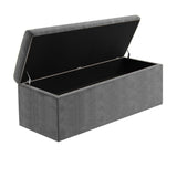 Safar Large Naples Ottoman Storage Box with Plain Lid
