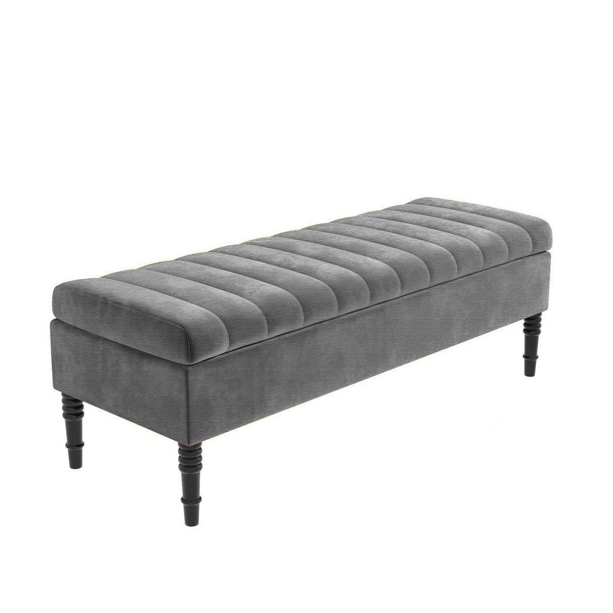 Safar Striped Naples Storage Bench with Legs