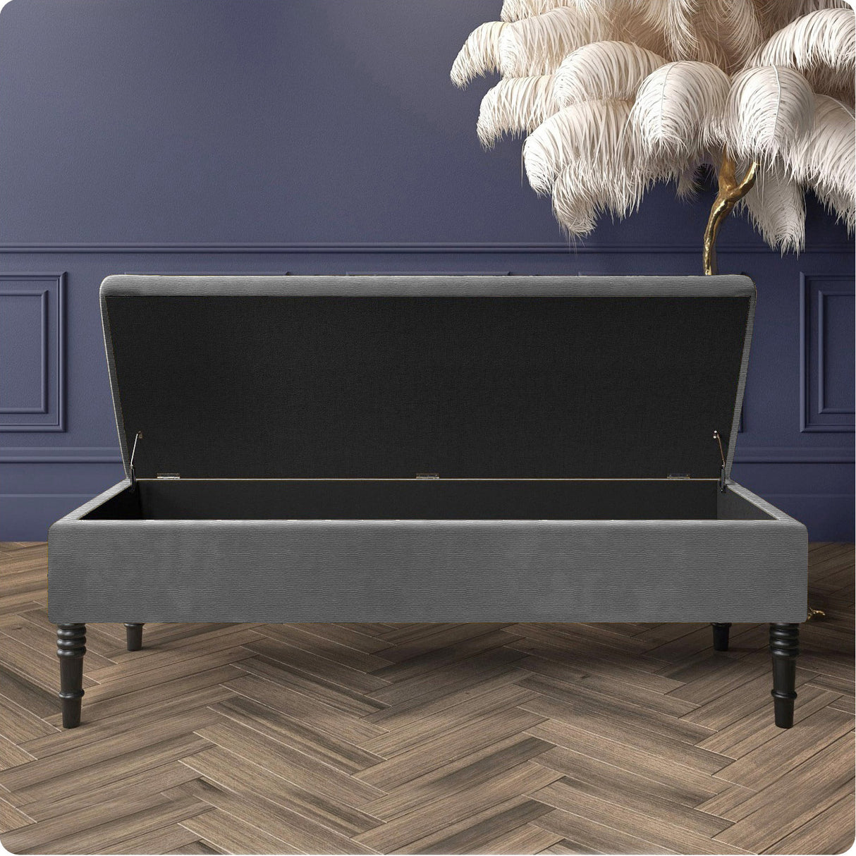 Safar Naples Shoe Storage Bench with Plain Lid