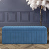 Safar Full Striped Upholstered Ottoman Box