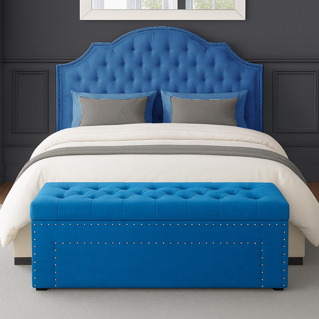 Duke Chesterfield Upholstered Blanket Box