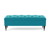 Safar Chesterfield Shoe Storage Bench with Legs