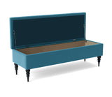 Safar Chesterfield Shoe Storage Bench with Legs