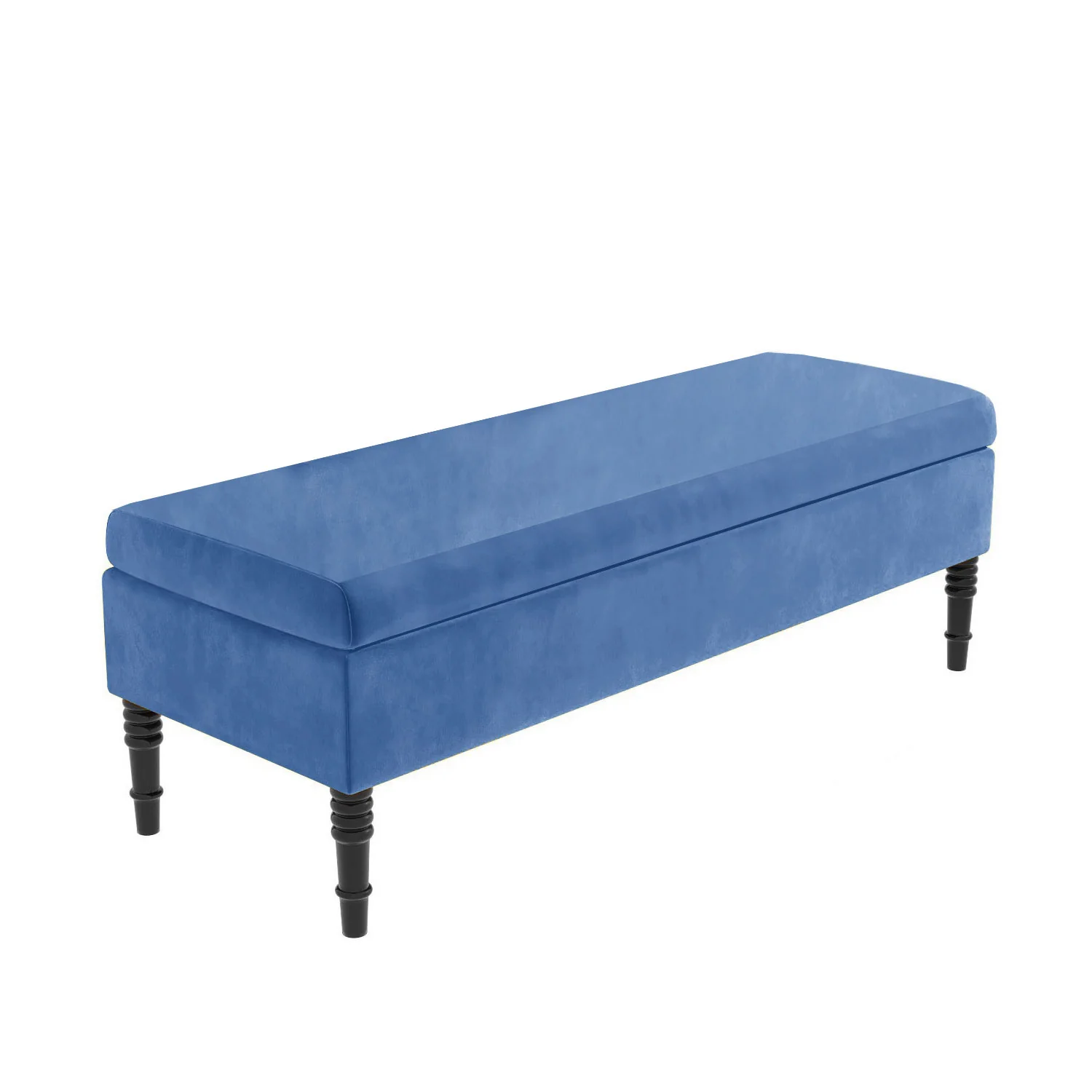 Safar Plain Upholstered Shoe Storage Bench with Legs