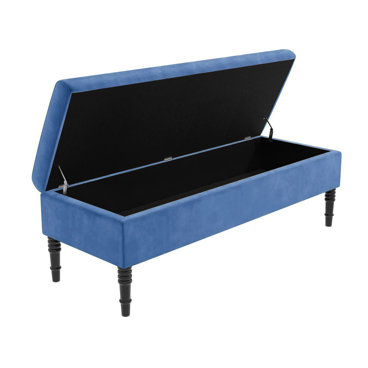 Safar Plain Upholstered Shoe Storage Bench with Legs