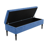 Safar Plain Upholstered Shoe Storage Bench with Legs