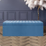 Large Safar Velvet Storage Ottoman Box