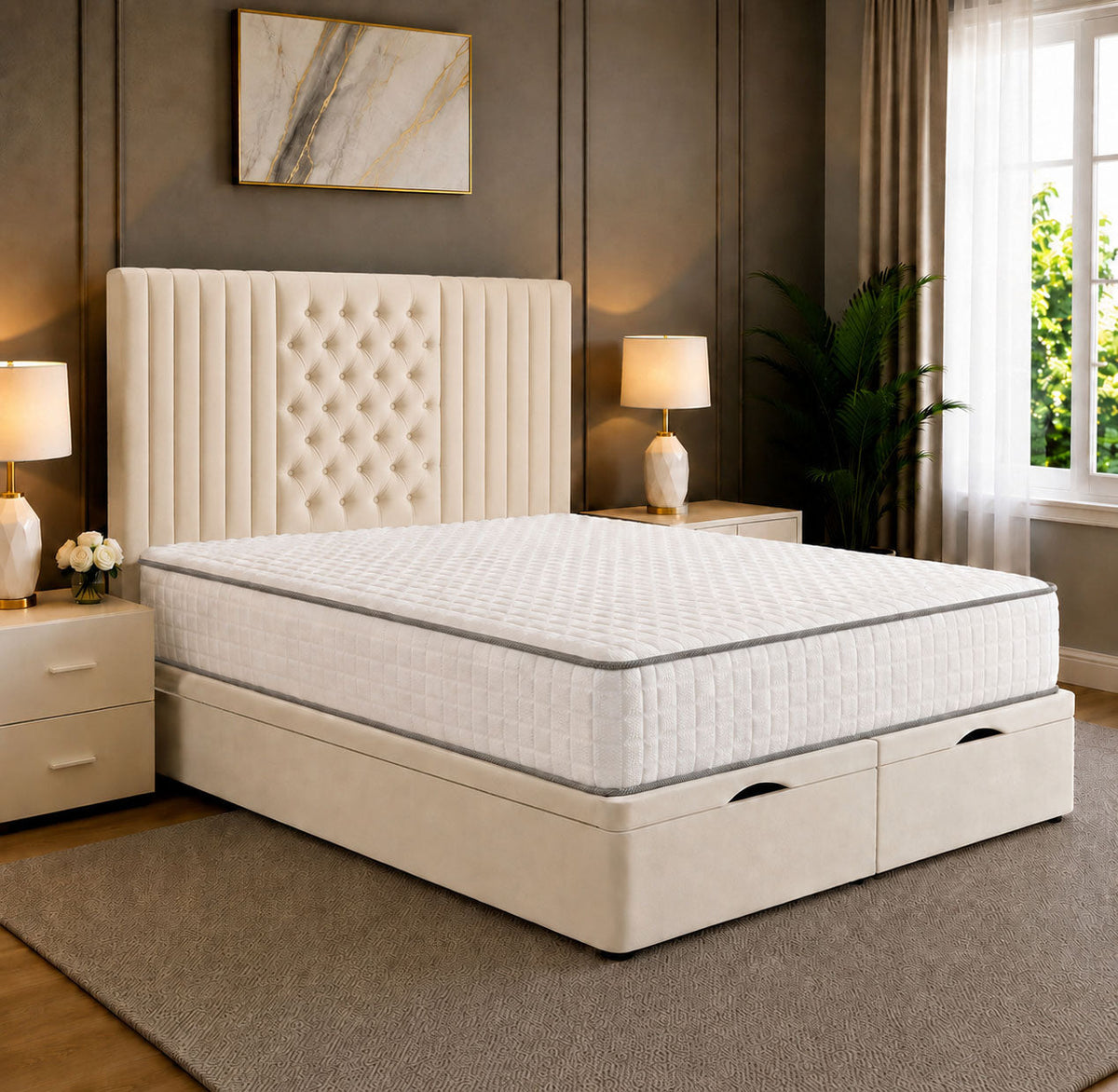 Elizabeth Divan Ottoman Storage Bed Frame