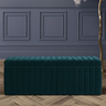 Safar Full Striped Upholstered Ottoman Box