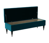 Safar Chesterfield Shoe Storage Bench with Legs