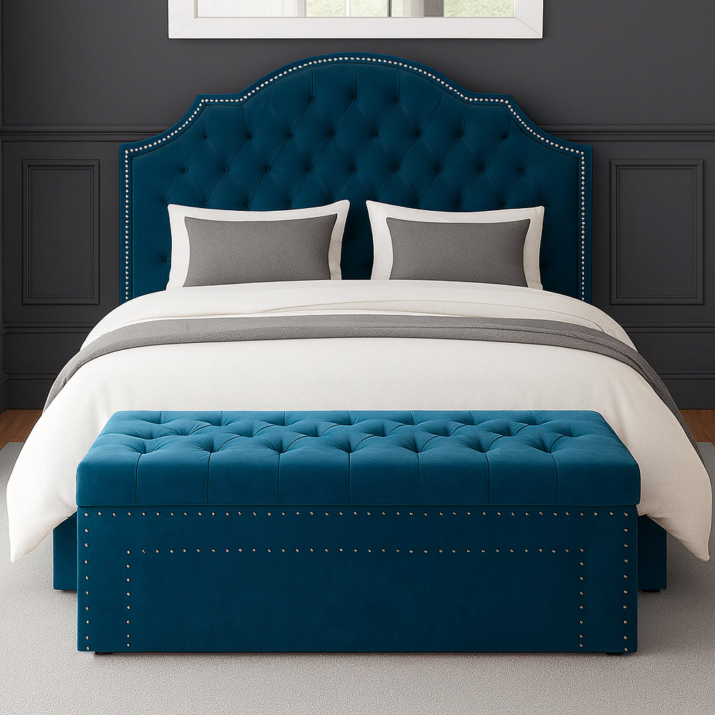 Duke Chesterfield Upholstered Blanket Box