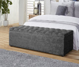 Haven Chesterfield Ottoman in Naples Velvet