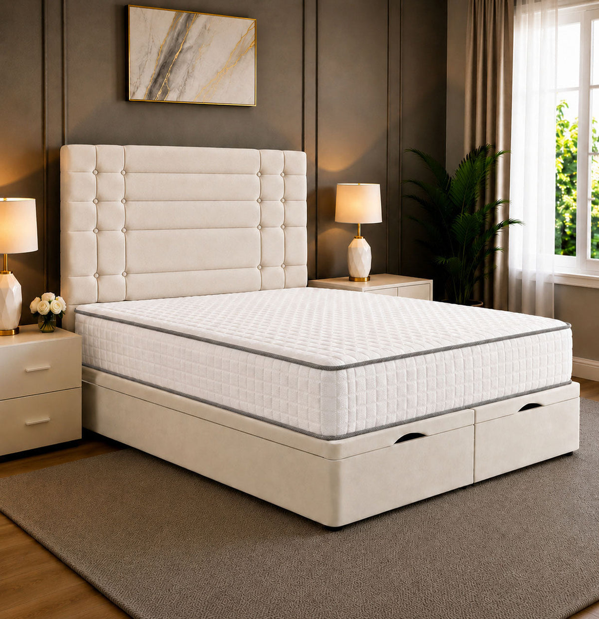 Ferrari Divan Storage Ottoman Bed Frame
