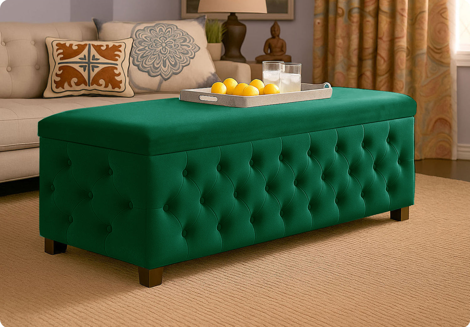 Empire Chesterfield Upholstered Coffee Table