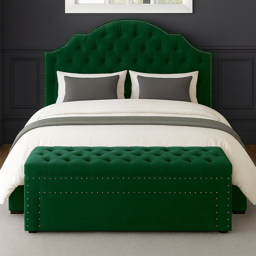 Duke Chesterfield Upholstered Blanket Box