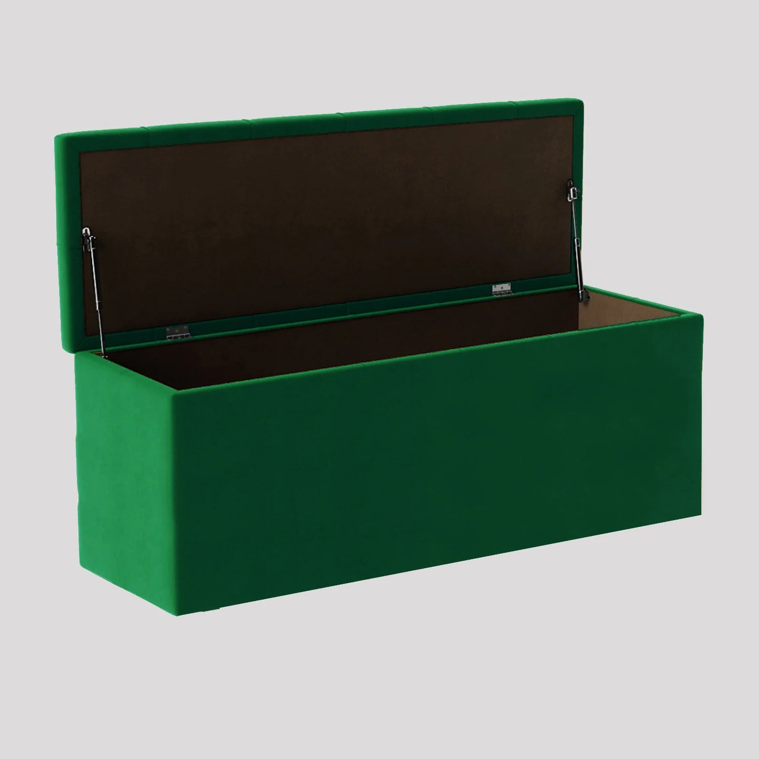 Luna Chesterfield Velvet Storage Ottoman