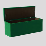 Luna Chesterfield Velvet Storage Ottoman