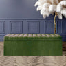Large Safar Ottoman Storage Box - Plush Velvet Upholstered Blanket Box