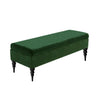 Sierra Plain Upholstered Velvet Storage Bench