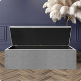 Safar Large Naples Ottoman Storage Box with Plain Lid