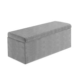 Safar Large Naples Ottoman Storage Box with Plain Lid