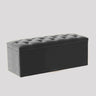 Luna Chesterfield Velvet Storage Ottoman