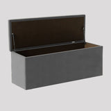 Luna Chesterfield Velvet Storage Ottoman