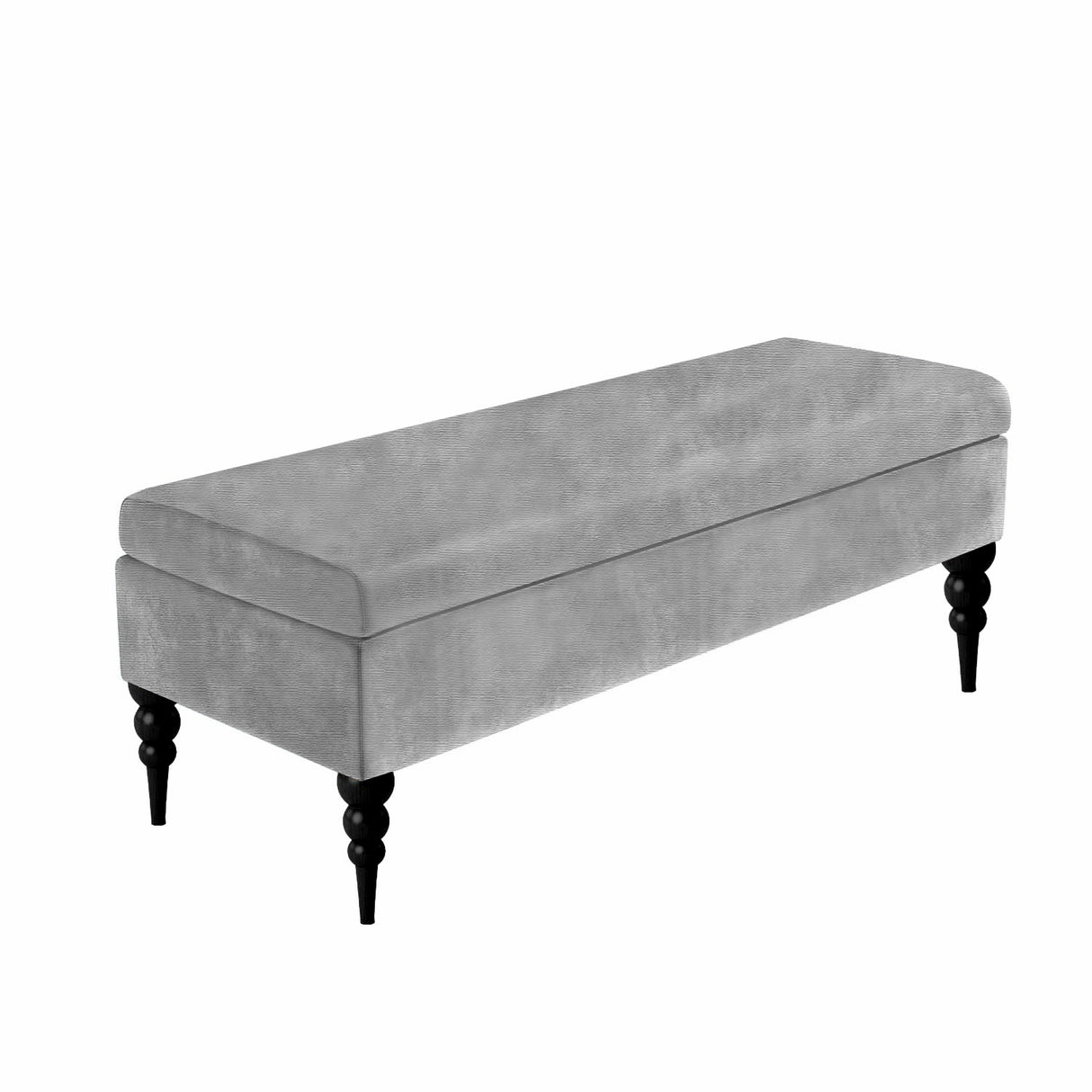 Sierra Plain Naples Upholstered Bench with Legs