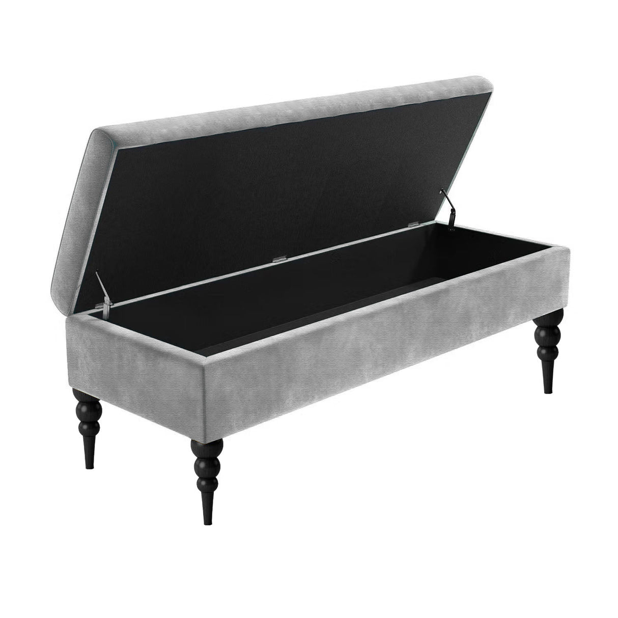 Sierra Plain Naples Upholstered Bench with Legs