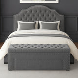 Duke Chesterfield Upholstered Blanket Box