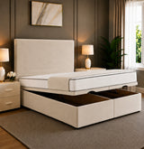 Hugo Divan Plain Ottoman Storage Bed Frame