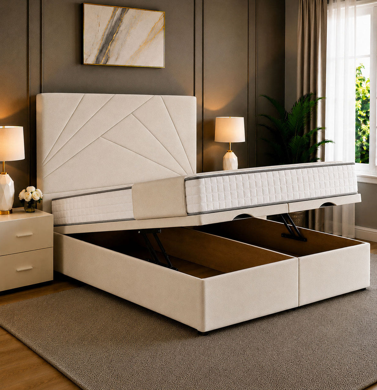 Kavel Divan Storage Ottoman Bed Frame