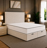 Leo Divan Plain Ottoman Storage Bed Frame