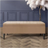 Paris Plain Naples Ottoman Storage Bench