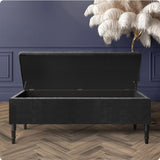 Paris Plain Naples Ottoman Storage Bench